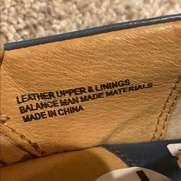 Women's Blue Leather Clogs - Picture 10 of 11